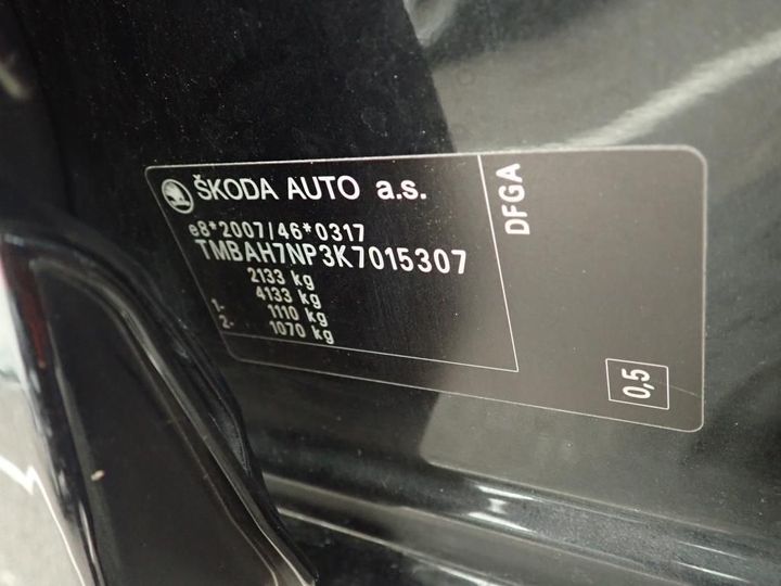 Photo 12 VIN: TMBAH7NP3K7015307 - SKODA SUPERB 5P 