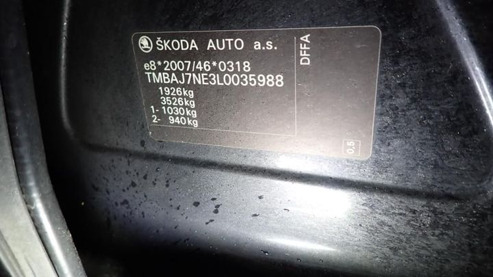 Photo 19 VIN: TMBAJ7NE3L0035988 - SKODA OCTAVIA 