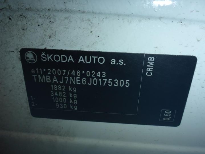 Photo 12 VIN: TMBAJ7NE6J0175305 - SKODA OCTAVIA 