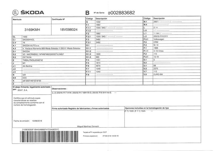 Photo 2 VIN: TMBAJ7NE6J0348742 - SKODA OCTAVIA 