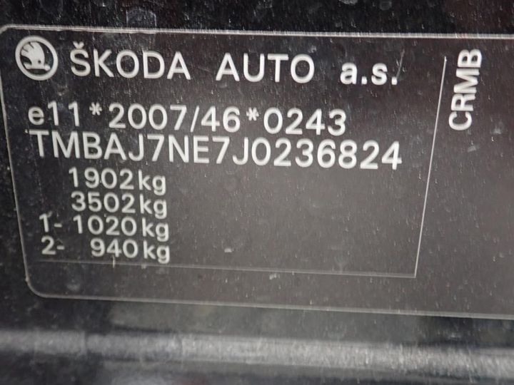 Photo 12 VIN: TMBAJ7NE7J0236824 - SKODA OCTAVIA 