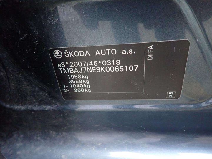 Photo 15 VIN: TMBAJ7NE9K0065107 - SKODA OCTAVIA 