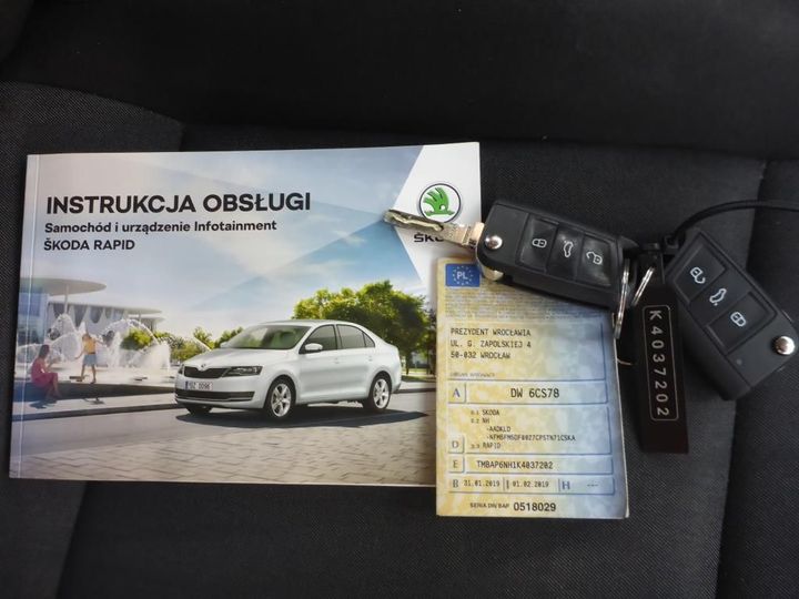 Photo 18 VIN: TMBAP6NH1K4037202 - SKODA RAPID 