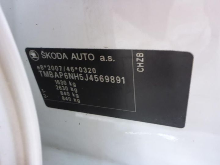 Photo 12 VIN: TMBAP6NH5J4569891 - SKODA RAPID 