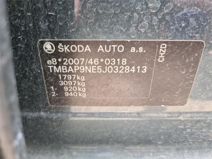 Photo 12 VIN: TMBAP9NE5J0328413 - SKODA OCTAVIA 