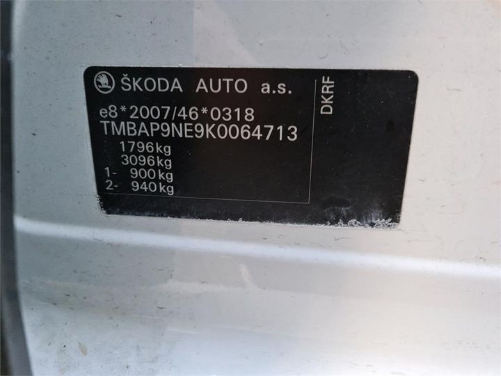 Photo 12 VIN: TMBAP9NE9K0064713 - SKODA OCTAVIA 