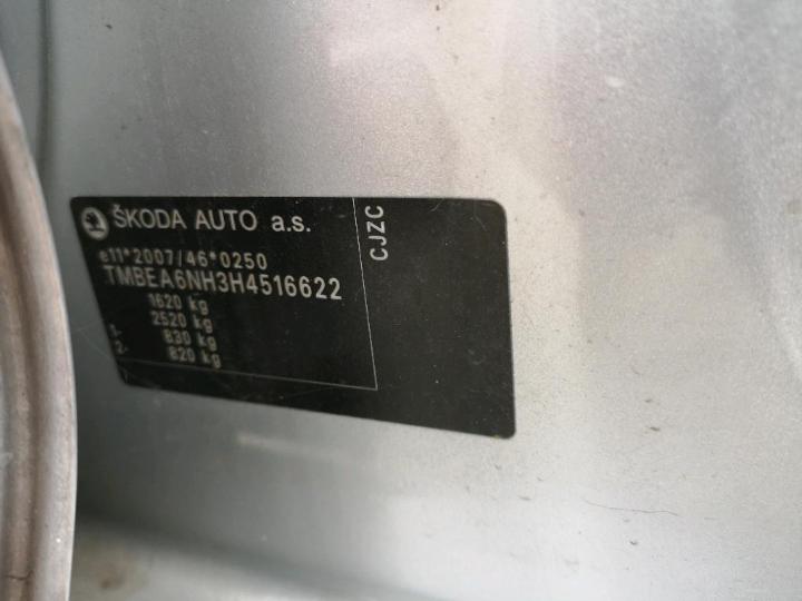 Photo 12 VIN: TMBEA6NH3H4516622 - SKODA NULL 