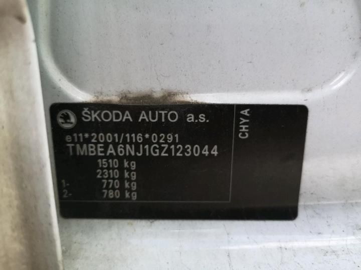 Photo 10 VIN: TMBEA6NJ1GZ123044 - SKODA FABIA 