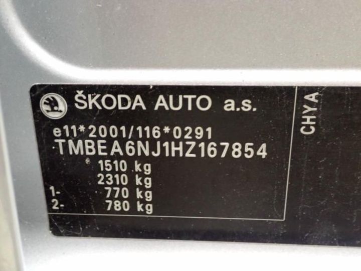 Photo 12 VIN: TMBEA6NJ1HZ167854 - SKODA FABIA 