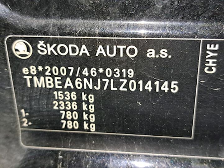 Photo 9 VIN: TMBEA6NJ7LZ014145 - SKODA FABIA 