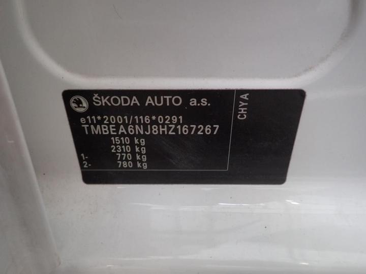 Photo 10 VIN: TMBEA6NJ8HZ167267 - SKODA FABIA 