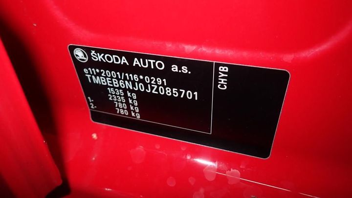 Photo 14 VIN: TMBEB6NJ0JZ085701 - SKODA FABIA 