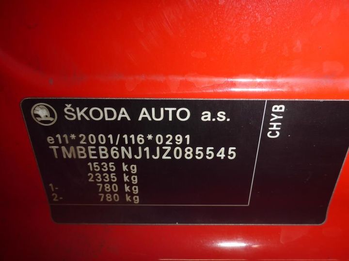 Photo 13 VIN: TMBEB6NJ1JZ085545 - SKODA FABIA 