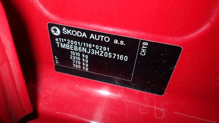 Photo 14 VIN: TMBEB6NJ3HZ057160 - SKODA FABIA 