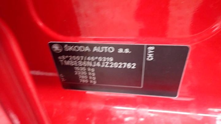 Photo 15 VIN: TMBEB6NJ4JZ202762 - SKODA FABIA 