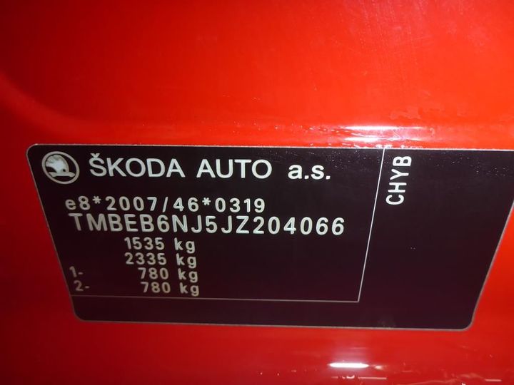 Photo 13 VIN: TMBEB6NJ5JZ204066 - SKODA FABIA 