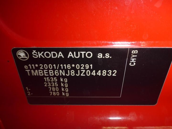 Photo 13 VIN: TMBEB6NJ8JZ044832 - SKODA FABIA 