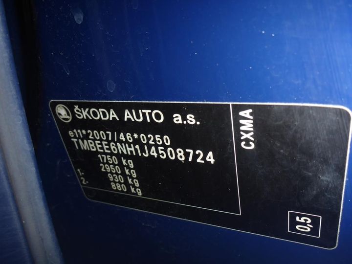 Photo 11 VIN: TMBEE6NH1J4508724 - SKODA RAPID 