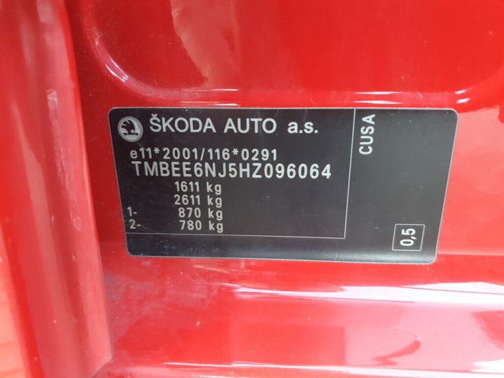 Photo 26 VIN: TMBEE6NJ5HZ096064 - SKODA FABIA 