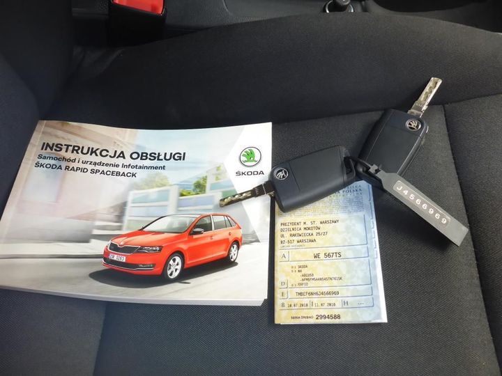 Photo 12 VIN: TMBEF6NH6J4566969 - SKODA RAPID 