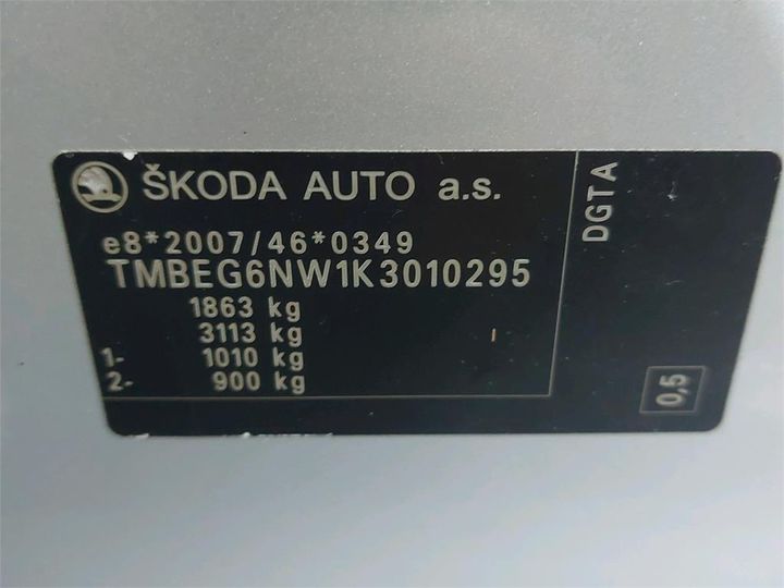 Photo 15 VIN: TMBEG6NW1K3010295 - SKODA SCALA 