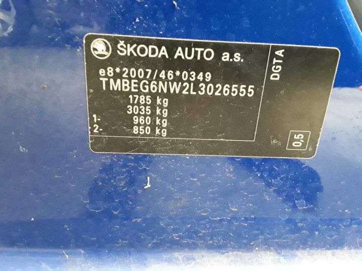 Photo 16 VIN: TMBEG6NW2L3026555 - SKODA SCALA 