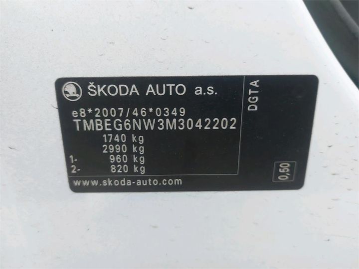 Photo 6 VIN: TMBEG6NW3M3042202 - SKODA SCALA 