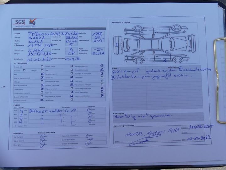 Photo 18 VIN: TMBEG6NW4L3080620 - SKODA SCALA 