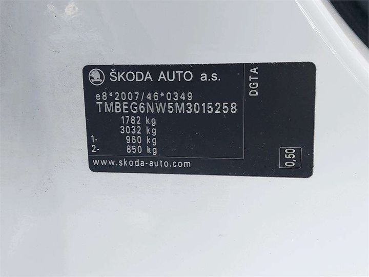 Photo 8 VIN: TMBEG6NW5M3015258 - SKODA SCALA 