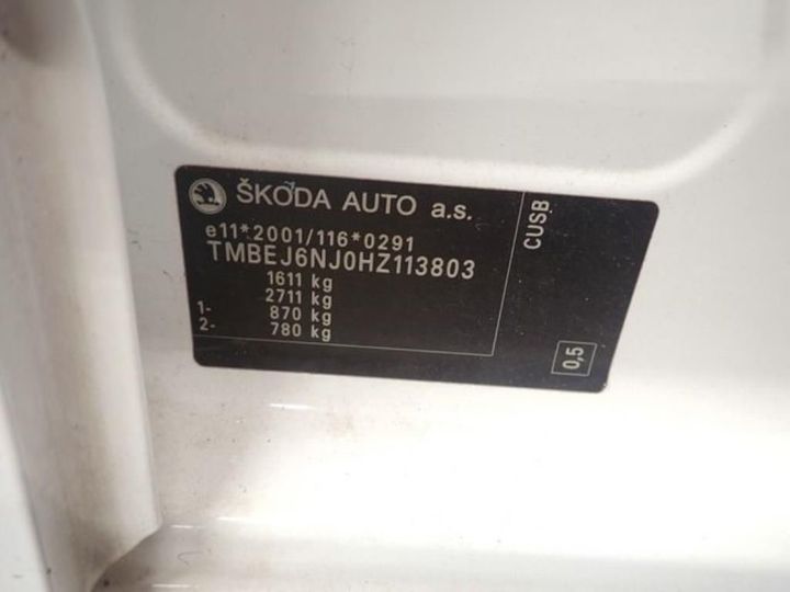 Photo 13 VIN: TMBEJ6NJ0HZ113803 - SKODA FABIA 