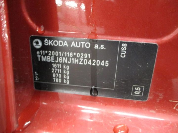 Photo 12 VIN: TMBEJ6NJ1HZ042045 - SKODA FABIA 