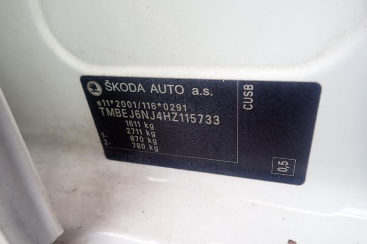 Photo 10 VIN: TMBEJ6NJ4HZ115733 - SKODA FABIA 5P 