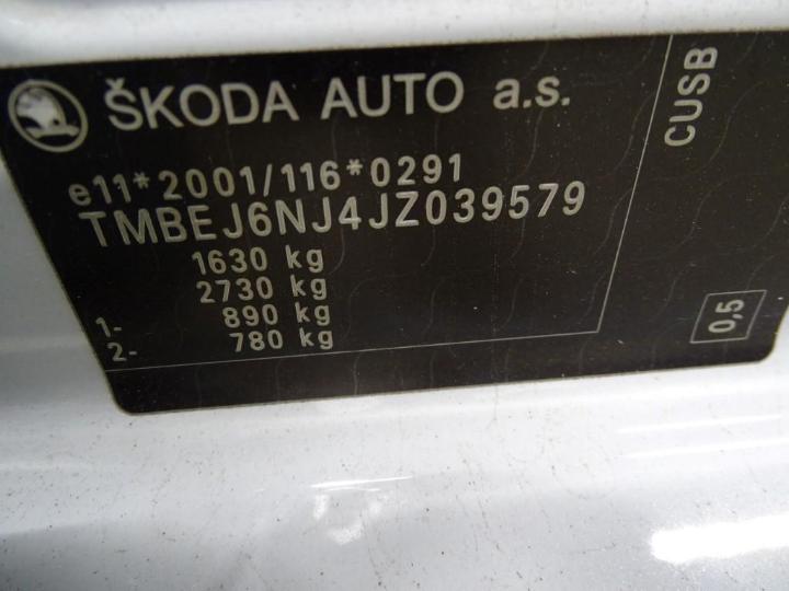 Photo 6 VIN: TMBEJ6NJ4JZ039579 - SKODA FABIA 