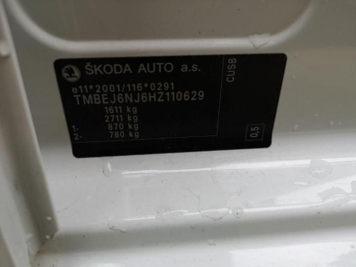 Photo 7 VIN: TMBEJ6NJ6HZ110629 - SKODA FABIA 