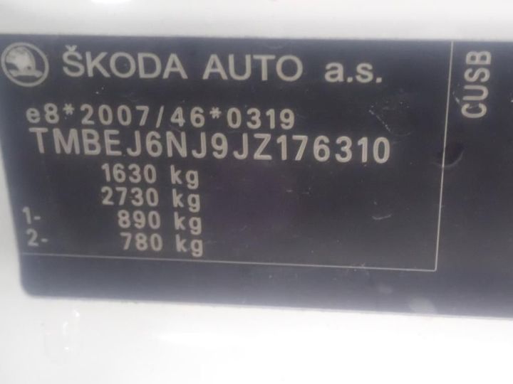 Photo 11 VIN: TMBEJ6NJ9JZ176310 - SKODA FABIA 