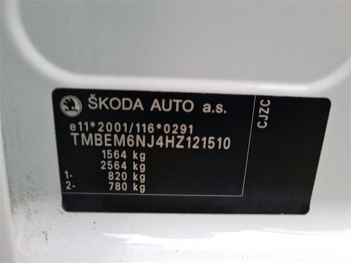 Photo 12 VIN: TMBEM6NJ4HZ121510 - SKODA FABIA 