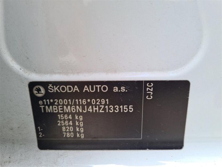 Photo 12 VIN: TMBEM6NJ4HZ133155 - SKODA FABIA 