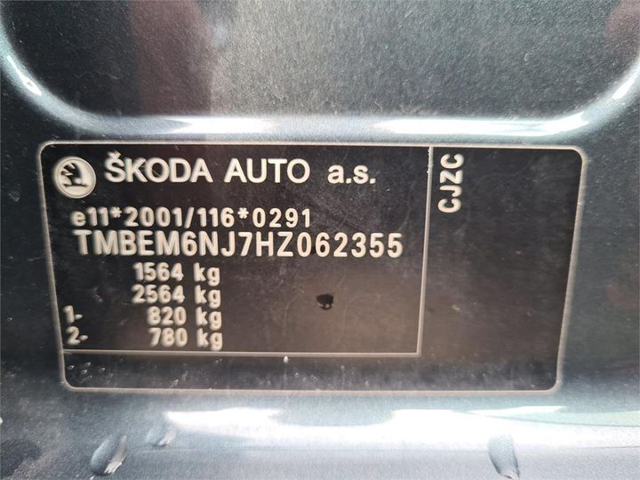 Photo 11 VIN: TMBEM6NJ7HZ062355 - SKODA FABIA 