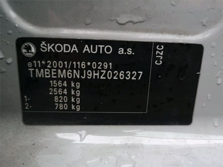 Photo 13 VIN: TMBEM6NJ9HZ026327 - SKODA FABIA 