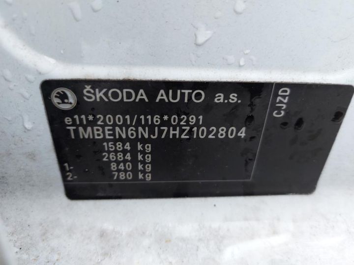 Photo 17 VIN: TMBEN6NJ7HZ102804 - SKODA FABIA 