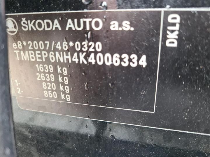 Photo 11 VIN: TMBEP6NH4K4006334 - SKODA NULL 