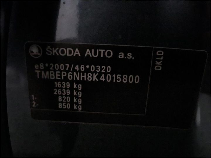 Photo 12 VIN: TMBEP6NH8K4015800 - SKODA NULL 