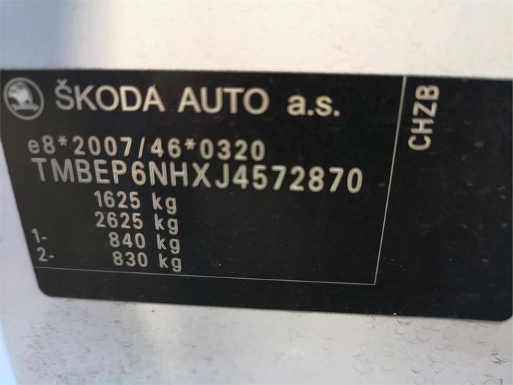 Photo 13 VIN: TMBEP6NHXJ4572870 - SKODA NULL 