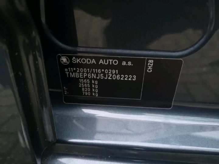 Photo 10 VIN: TMBEP6NJ5JZ062223 - SKODA FABIA 