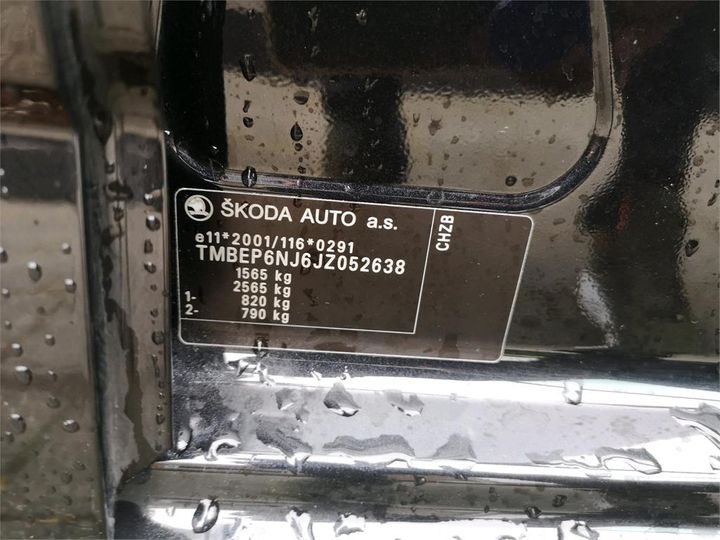 Photo 10 VIN: TMBEP6NJ6JZ052638 - SKODA FABIA 