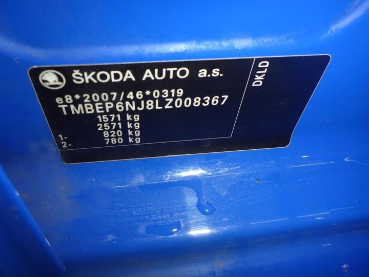 Photo 11 VIN: TMBEP6NJ8LZ008367 - SKODA FABIA 