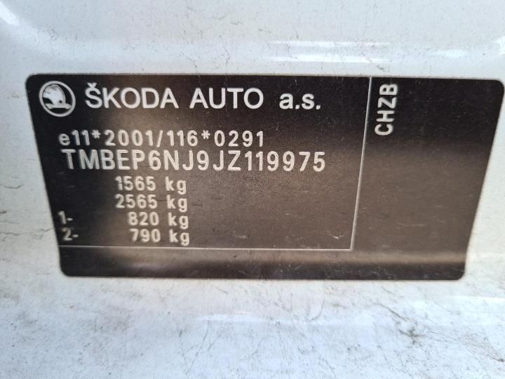 Photo 11 VIN: TMBEP6NJ9JZ119975 - SKODA FABIA 