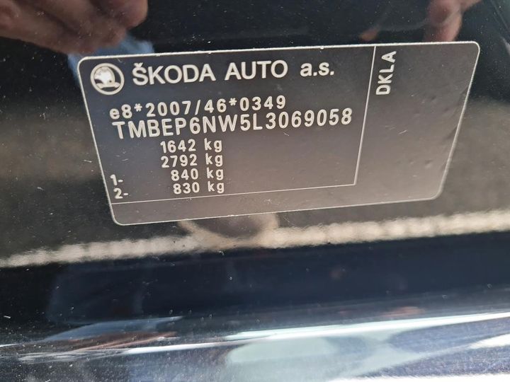 Photo 3 VIN: TMBEP6NW5L3069058 - SKODA SCALA 