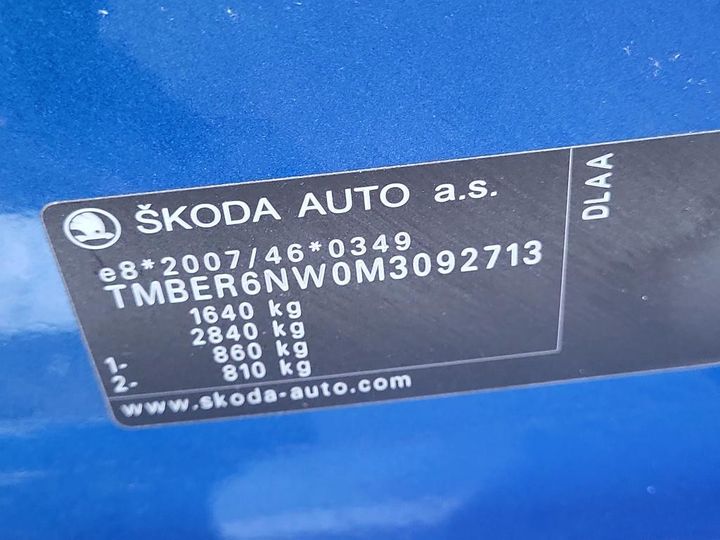 Photo 29 VIN: TMBER6NW0M3092713 - SKODA SCALA 