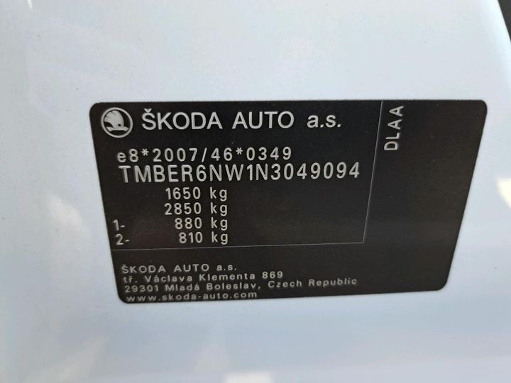 Photo 2 VIN: TMBER6NW1N3049094 - SKODA SCALA 